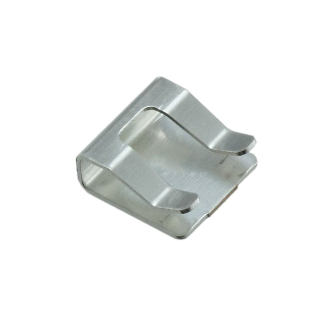 S8111-46R Harwin S8111-46R is a C-Type cable clip with solder mounting, made of phosphor bronze with tin plating, measuring 5.00mm x 5.00mm x 2.05mm.