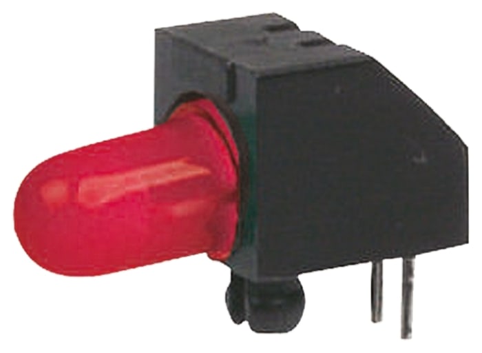 125-505-04 The Marl International 125-505-04 is a red, right-angle PCB LED indicator with a 5mm diffused lens. It operates at a minimum supply voltage of 2V.