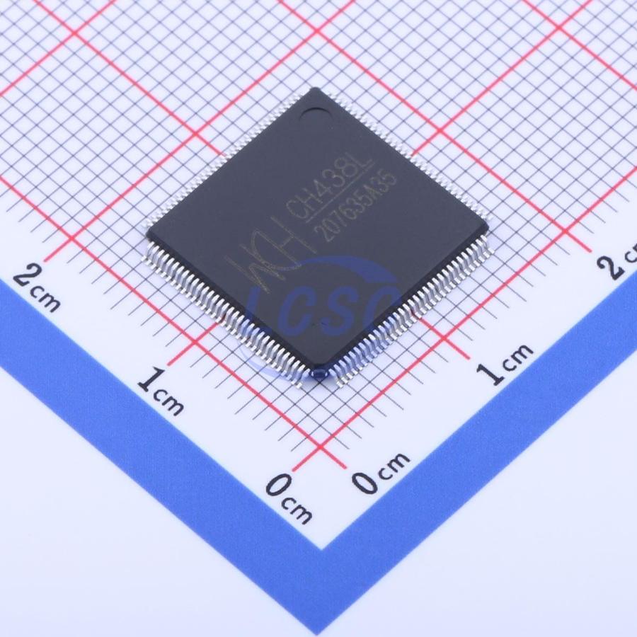 CH438L The WCH CH438L is a UART (Universal Asynchronous Receiver Transmitter). It features RoHS3 compliance and an MSL of 1.