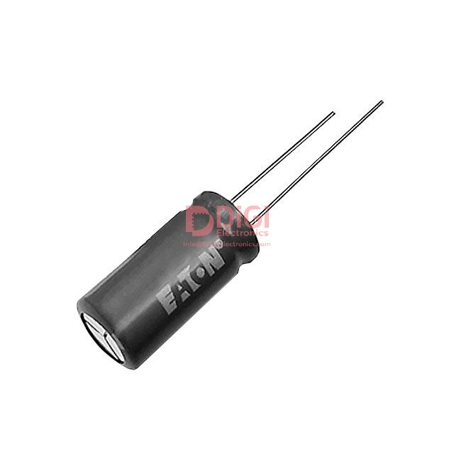 HSL The Eaton - Electronics Division HSL1014-3R8106-R is a 10F Electric Double Layer Capacitor (EDLC) or supercapacitor with a rated voltage of 3.8V. It features a low ESR of 1.5 Ohm and a lifetime of 1000 hours at 60°C.