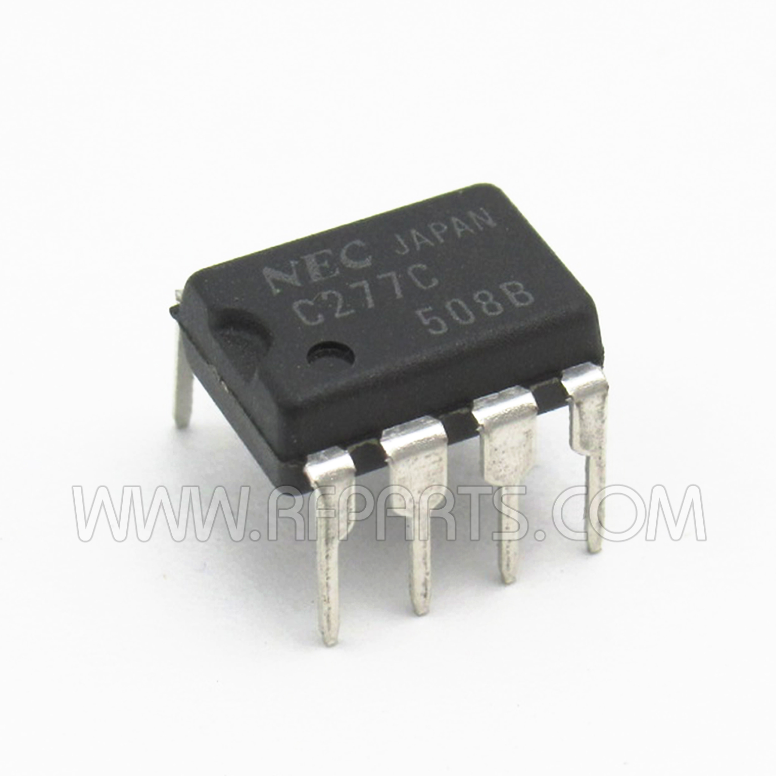 UPC277C The NEC UPC277C is a bipolar comparator amplifier featuring a maximum input offset voltage of 5000µV and a maximum average bias current of 0.25µA. It operates within a commercial temperature grade.