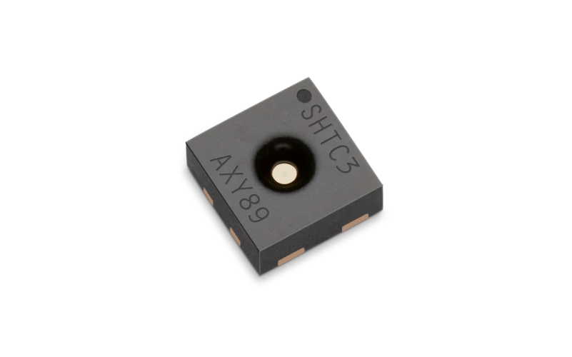 SHTC3 ????? The Sensirion AG SHTC3 is a digital humidity and temperature sensor offering ±2% accuracy in the 20-80%RH range. It is designed for high-precision environmental sensing.