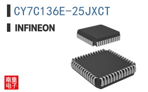 CY7C136E-25JXCT The Infineon CY7C136E-25JXCT is a 16Kb parallel SRAM memory IC. It features a 25ns access time and operates within a 4.5V to 5.5V supply voltage range.