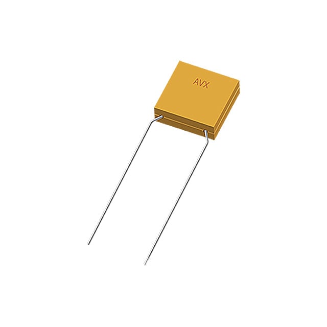 CCR05CG152FR 1500 pF, 100V, ±1% tolerance, C0G/NP0 ceramic capacitor in a radial through-hole package. Designed for high reliability applications per MIL-PRF-20.