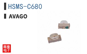 HSMS-C680 The Avago Technologies HSMS-C680 is a red, clear chip LED designed for surface mounting. It features a typical forward voltage of 2V and a luminous intensity of 5.1mcd.