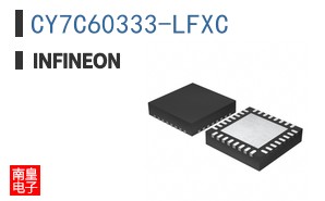 CY7C60333-LFXC The Infineon Technologies CY7C60333-LFXC is an 8-bit microcontroller featuring 8KB of FLASH program memory and 512 bytes of RAM. It operates at speeds up to 12MHz.