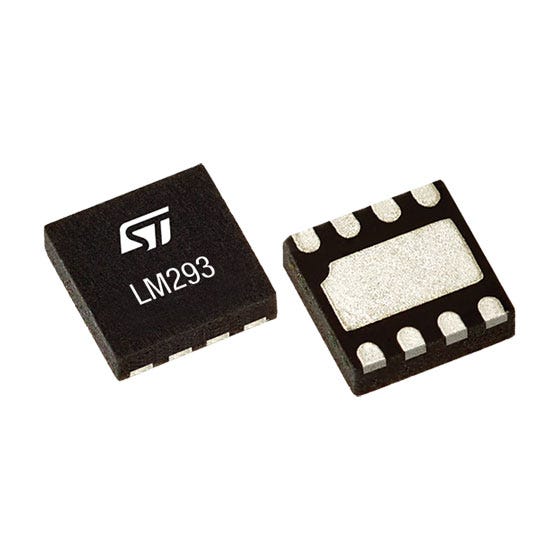 LM293QT The STMicroelectronics LM293QT is a general-purpose comparator IC. It operates over a wide voltage range and is available in a surface-mount package.