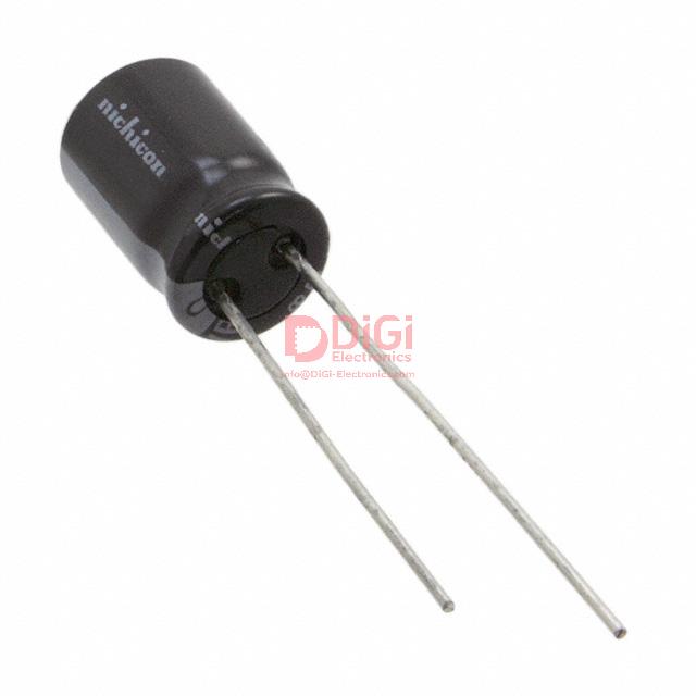 UVR0J102MPA The Nichicon UVR0J102MPA is an aluminum electrolytic capacitor with a capacitance of 1000 µF and a rated voltage of 6.3 V. It features a ±20% tolerance and a radial, can package.