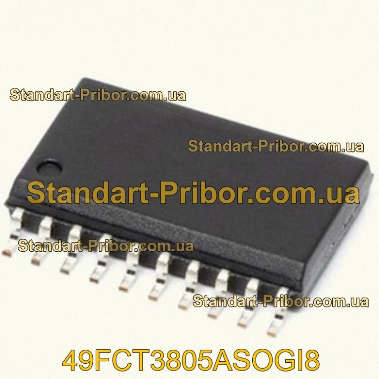 49FCT3805ASOGI8 The 49FCT3805ASOGI8 is a 3.3V CMOS Buffer/Clock Driver from Integrated Device Technology. It is RoHS3 Compliant and has an MSL of 1.