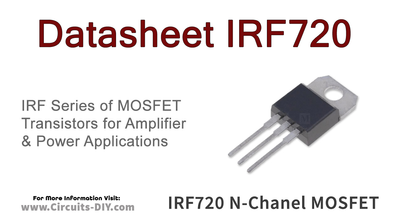 IRF720 The IRF720 is an N-Channel Power MOSFET from HAR, designed with advanced DMOS technology for efficient switching. It features a 400V drain-source voltage and 4.2A continuous drain current.