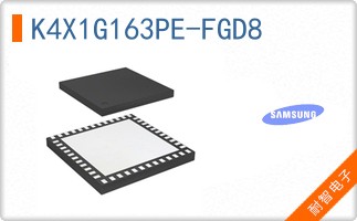 K4X1G163PE-FGD8 The Samsung Electronics K4X1G163PE-FGD8 is a memory integrated circuit. It features RoHS3 compliance and an MSL 1 rating.