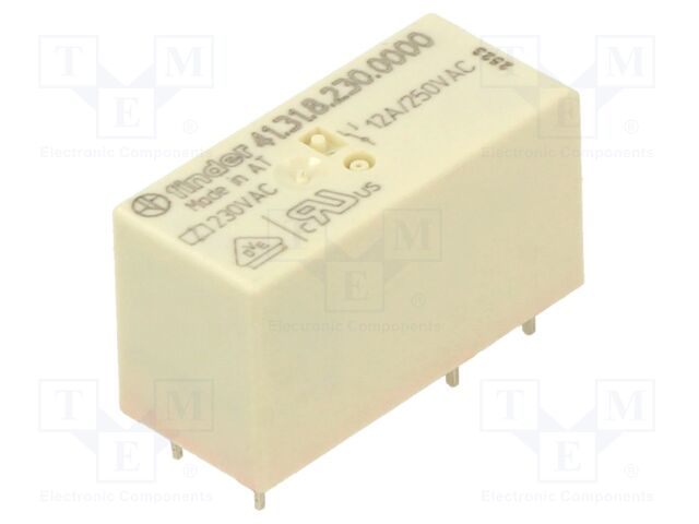 41.31.8.230.0000 The Finder 41.31.8.230.0000 is a terminal block adapter used in electrical connections.