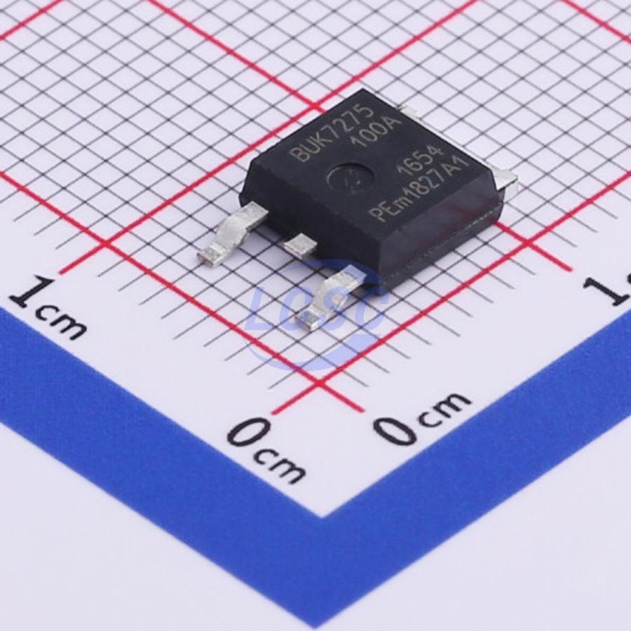 BUK7275-100A The Nexperia BUK7275-100A is an N-Channel MOSFET with a 100V breakdown voltage and 75A continuous drain current. It comes in a TO-220 package for through-hole mounting.