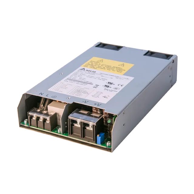 IMA-S1000-48-YYPLI The Delta Electronics IMA-S1000-48-YYPLI is a 1000W enclosed AC/DC converter. It features 4kV isolation and 94% efficiency.