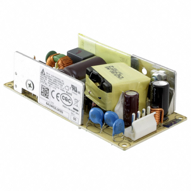 MDS-065APS24 BA The Delta Electronics MDS-065APS24 BA is an open frame AC/DC converter with a 65W power rating and a 24V output voltage. It features universal input from 90-264 VAC.