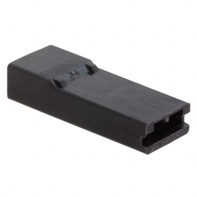 735075-5 TE Connectivity 735075-5 is a 1-position female housing for 0.250" quick connect terminals. It features free hanging mounting and black color.
