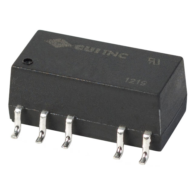 VEFT1-S5-S3.3-SMT-TR CUI Inc. VEFT1-S5-S3.3-SMT-TR is a 1W isolated DC-DC converter with 4.5-5.5V input and 3.3V output. It features 3000Vdc isolation and comes in a 12-SMD surface mount package.