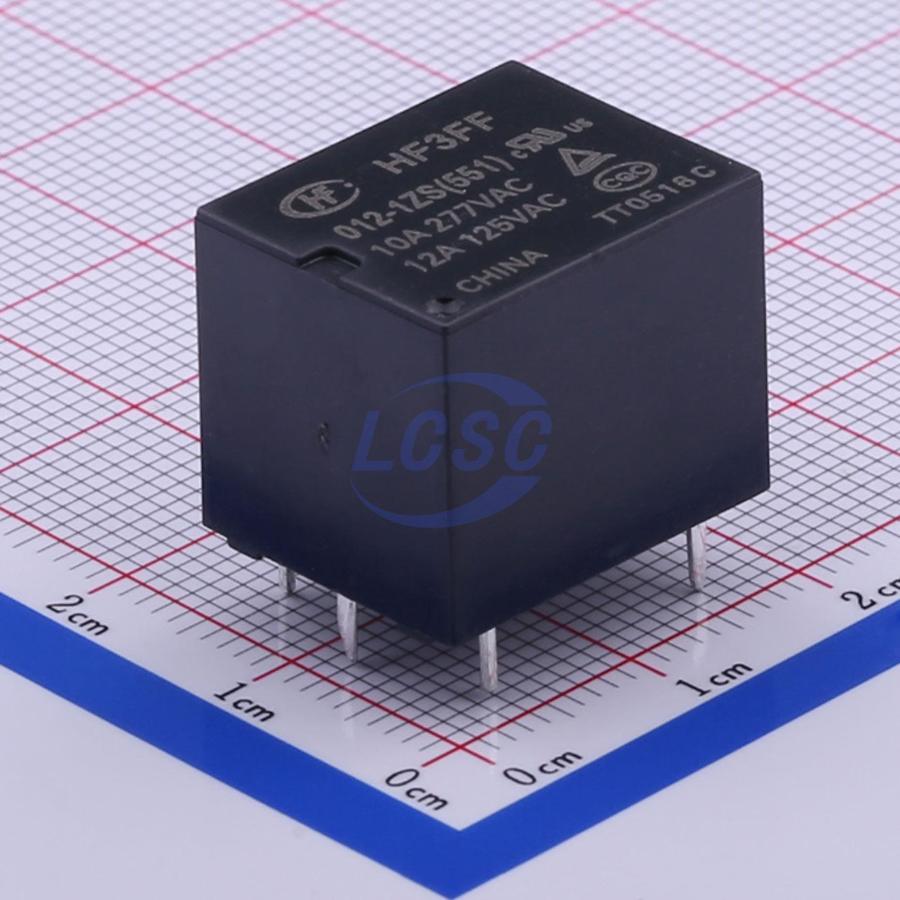 HF3FF/012-1ZS The Hongfa HF3FF/012-1ZS is a ceramic capacitor. It features RoHS3 compliance and an MSL of 1 Unlimited.