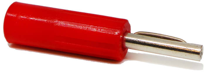 180-6657 This RS PRO red male banana connector is designed for 4mm connections, offering a 50V voltage rating and 16A current capacity. It features nickel-plated brass contacts for reliable conductivity.