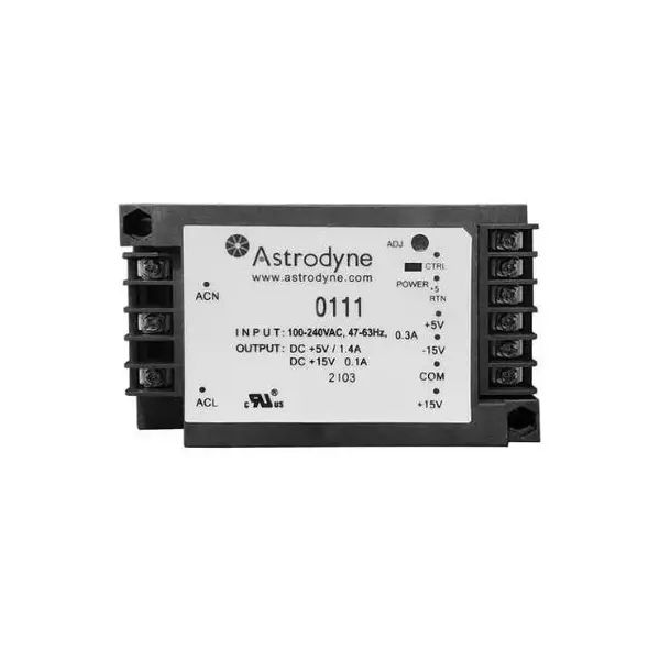 ETCA-0111 The Astrodyne TDI ETCA-0111 is a 10W ultraminiature encapsulated AC DC converter. It features universal input and multiple output voltages.