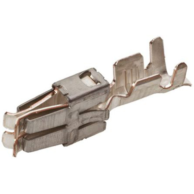 927824-2 TE Connectivity 927824-2 power socket contact for 11-13 AWG wire, crimp termination with tin finish.