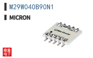 M29W040B90N1 The Micron Technology M29W040B90N1 is a 4Mbit parallel NOR Flash memory. It features a 90ns access time and operates within a 2.7V to 3.6V voltage range.