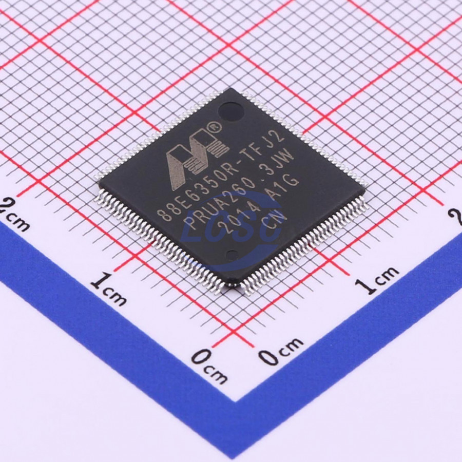 88E6350RA1-TFJ2C000 The Marvell Technology Group Ltd 88E6350RA1-TFJ2C000 is a controller IC. It features RoHS3 compliance and an MSL of 1.