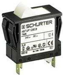 4430.1077 The Schurter Inc. 4430.1077 is a 2-pole thermal circuit breaker designed for panel mounting. It offers AC voltage ratings up to 240V and DC voltage ratings up to 60V.