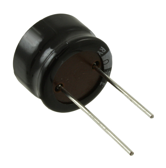 SEK471M050ST 470 µF 50V aluminum electrolytic capacitor in a radial leaded package. Features ±20% tolerance and 2000 hour lifetime at 105°C.