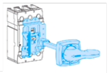 EHUOC-16/24 The American Electrical Inc. EHUOC-16/24 is an extended disconnect handle with a 16-inch shaft length. It is designed for use with UTE100 circuit breakers.