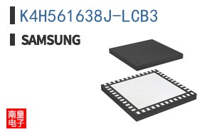 K4H561638J-LCB3 The Samsung Electronics K4H561638J-LCB3 is a 512Mb DDR SDRAM memory component operating at 166MHz. It features a 2.5V supply voltage and is housed in a 54-TFBGA package.