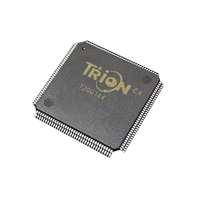 T20Q144I4 The Efinix, Inc. T20Q144I4 is a Trion series FPGA featuring 19728 logic cells and 97 I/Os. It is housed in a 144-LQFP surface mount package.