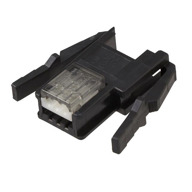 37303-2206-0P0 FL 100 3M 373 Series Mini-Clamp Socket, 3 position receptacle with 2mm pitch IDC termination for 20-22 AWG discrete wire, gold plated contacts.