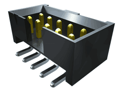 ESQT-110-03-F-D-368 The ESQT-110-03-F-D-368 is a 20-position elevated socket strip from Samtec with a 2.00mm pitch. It features Tin-plated forked contacts, through-hole mounting, and a push-pull fastening type.