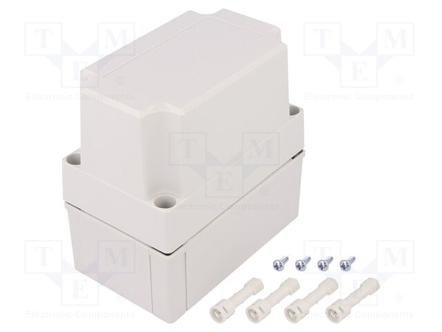 PC100/125HG The FIBOX Enclosures PC100/125HG is a multipurpose enclosure made of polycarbonate. It offers IP66/IP67 protection and IK08 impact resistance.