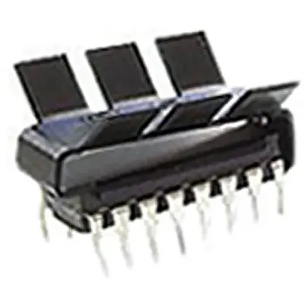 560200B00000G Board level heat sink from Aavid. Top mount aluminum with black anodized finish, 20°C/W thermal resistance, designed for 14-DIP and 16-DIP packages.