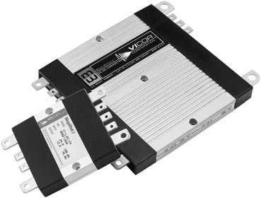 VI-M43-CS The Vicor VI-M43-CS is a 300W DC/DC converter with a 24V output and a 55-100V input range. It offers 90% efficiency and a chassis mount design.