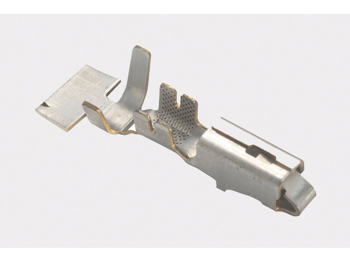 12129493 The Aptiv PLC 12129493 is a sealed female terminal from the Metri-Pack 280 series. It features tin plating and is designed for wire gauges between 2.0 and 3.0 mm².