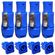 PWR SPKON M/F BLU 4PCS
