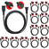 EXC BLK 10FT 12 Pcs