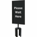 QWAYSIGN-7" X 11"-PLEASE WAIT HERE (ONE SIDE)